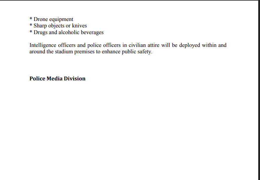 Special traffic plan notice - Image 3