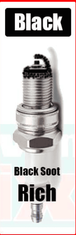 Carbon fouled spark plug