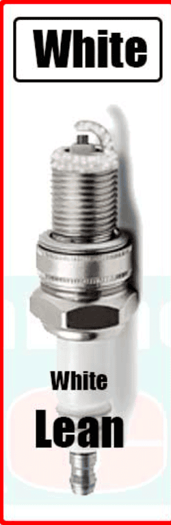 Overheated spark plug